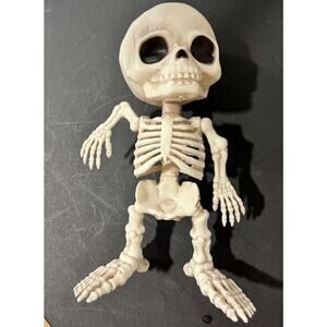 Halloween Skeleton Figurine for Indoor Outdoor Decoration, 7"